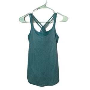 Eddie Bauer teal workout top XS